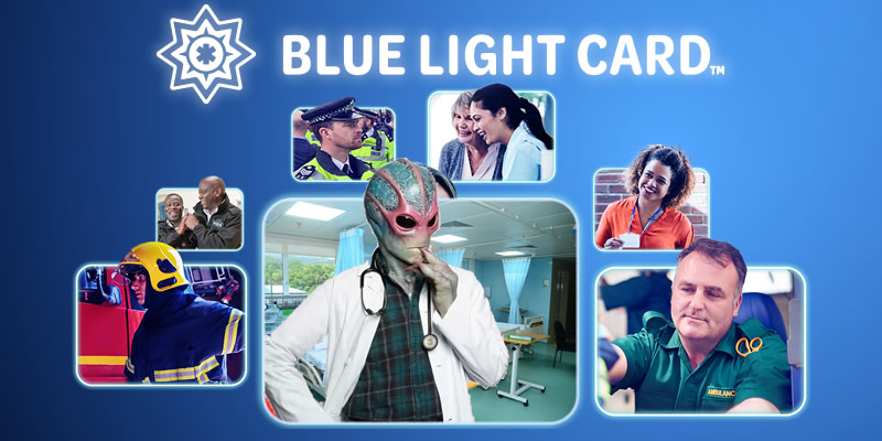 Blue Light Card